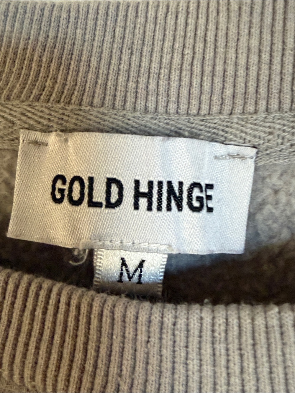 Gold Hinge LIGHT GREY GH WIDE ARM SWEATSHIRT - Picture 6 of 14